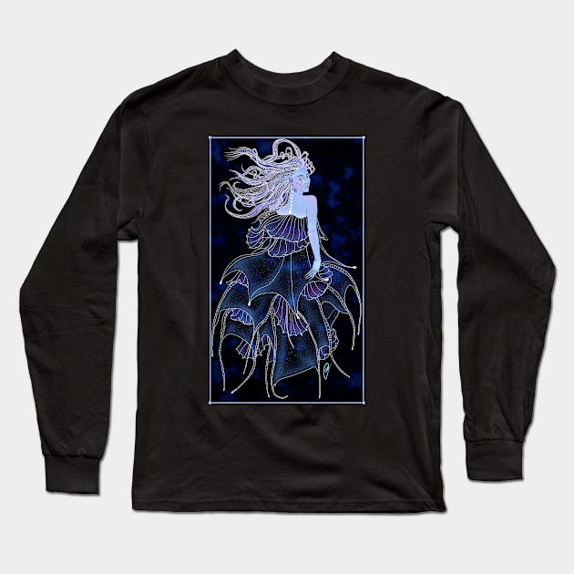 Wendy as a deep sea mermaid Long Sleeve T-Shirt by dangerbeforeyou